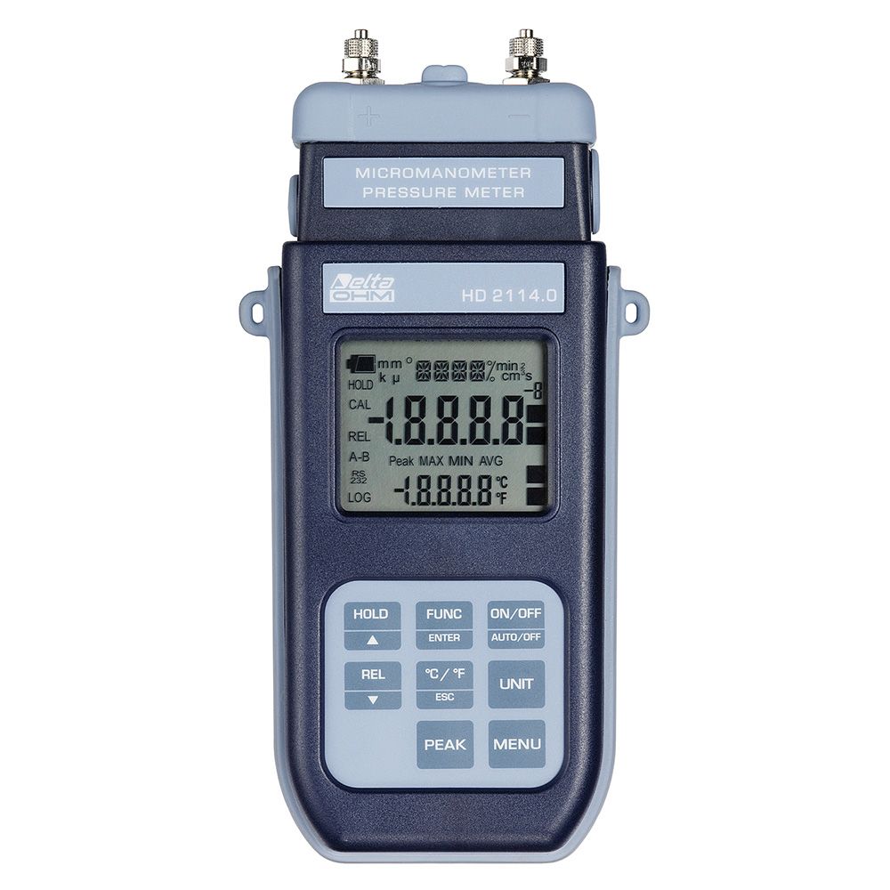 Манометр-термометр цифровой DELTA OHM HD2114.2 Термометры
